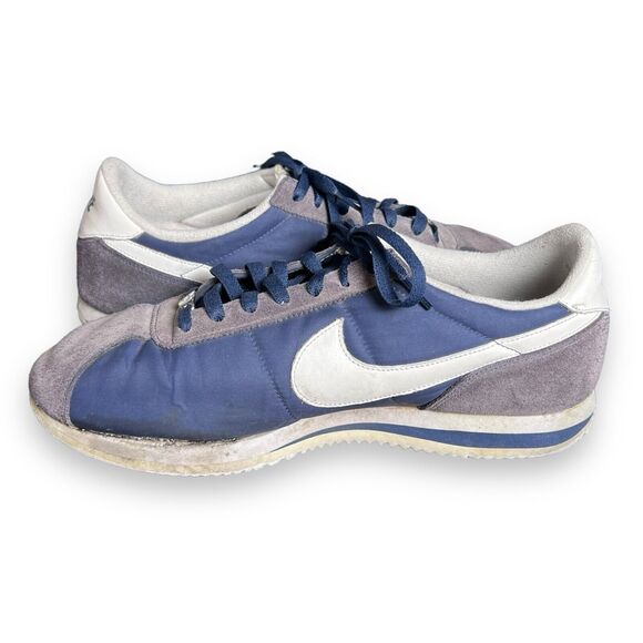Nike Cortez Basic Nylon Suede Midnight Navy  Shoes Men’s Size 13 (317249-413) main image 6